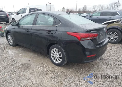 2022 Hyundai Accent Sel из США, поврежденный, VIN 3KPC24A67NE163003